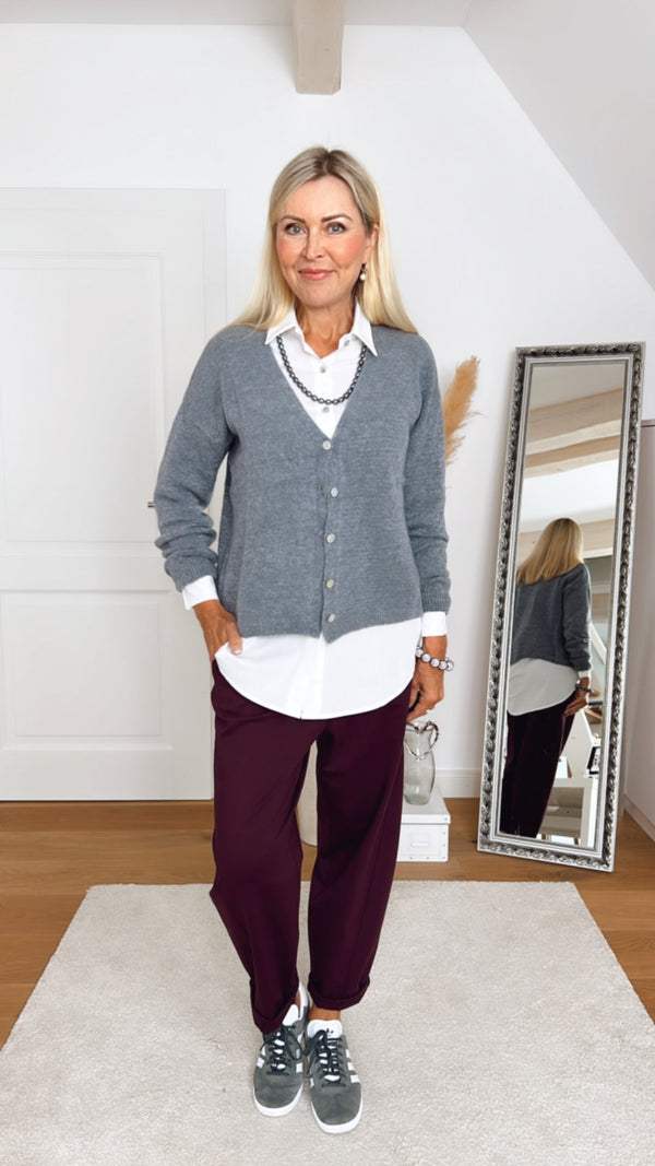 Strickjacke Vflauschig mit gößen